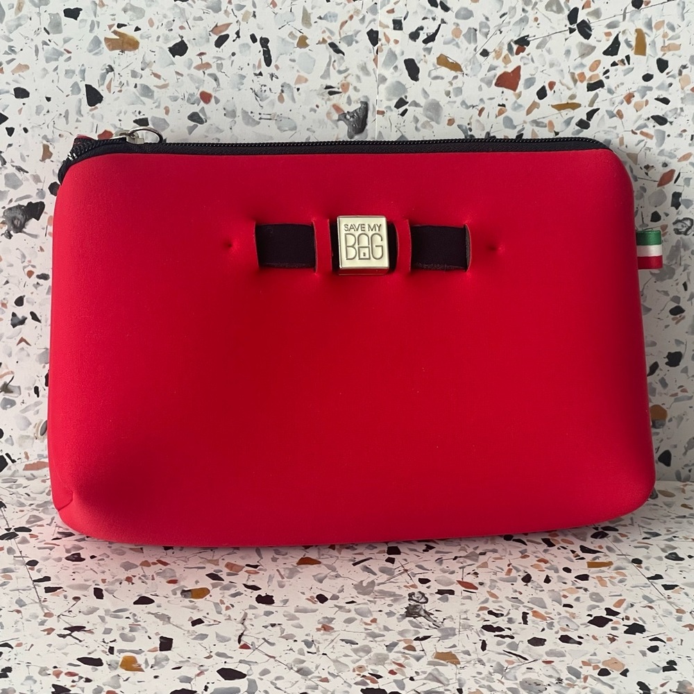 Save My Bag Red Clutch